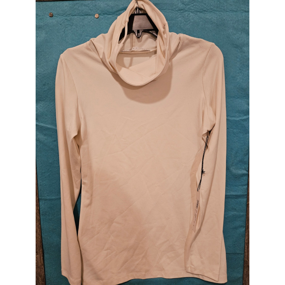 Women's Susana Monaco Turtleneck Top, 1X, Off-White